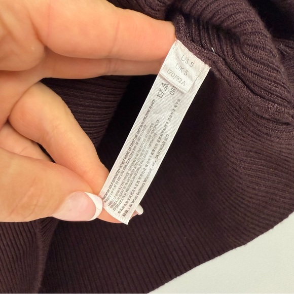 Free People Intimately Women’s Small Embroidered Floral Knit Tank – Plum - Picture 4 of 5